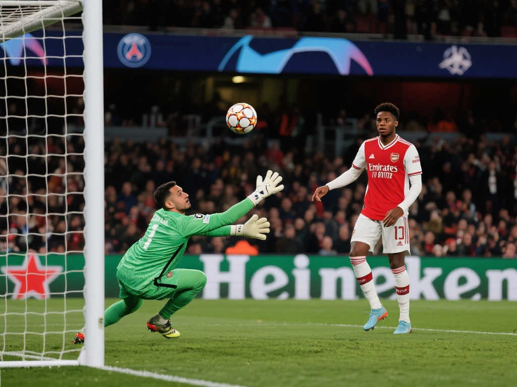 拉亚神扑力拒维蒂尼亚点球，阿森纳门将本赛季欧冠再创佳绩